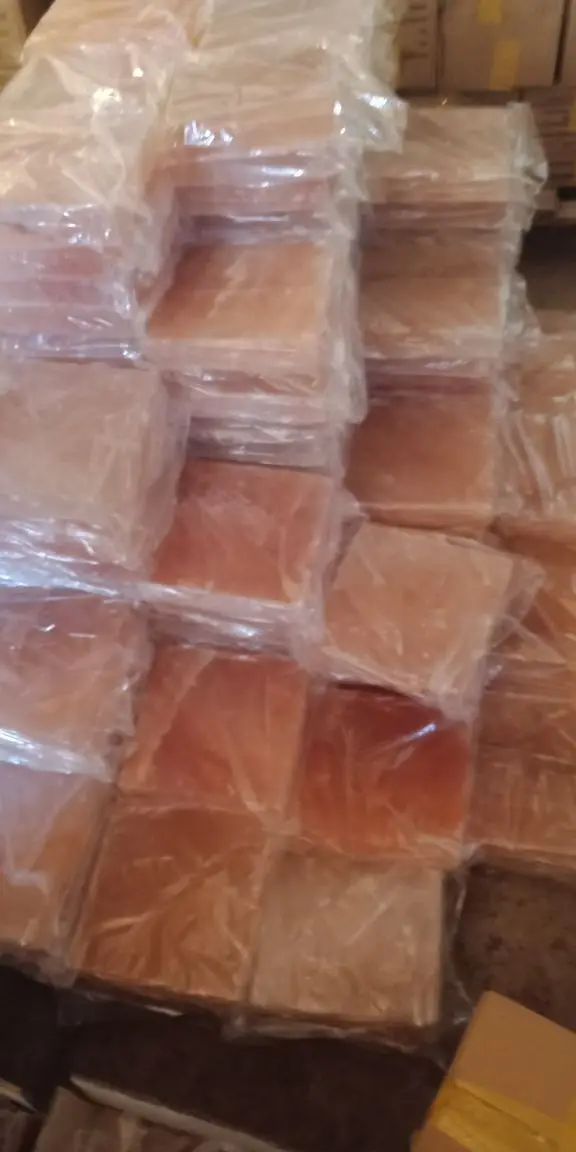 Плитка 2-4-8 соляная лампа с розовой гималайской соляной лампой из пакистана