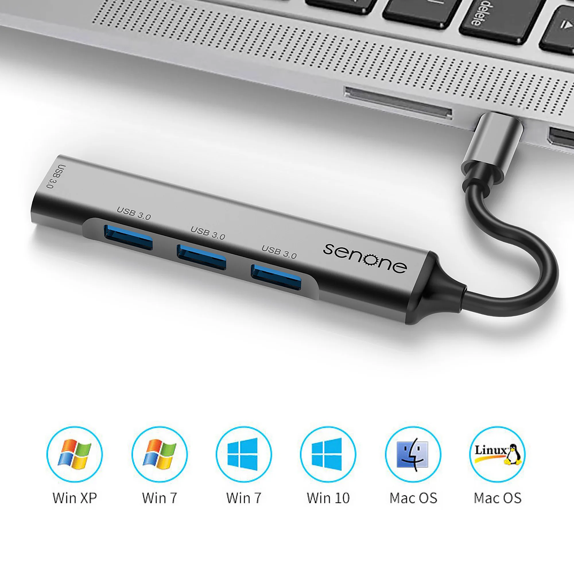 С возможностью нанесения производителем личных Тип C концентратора 4 порта USB-C Тип c док-станция с usb3.0 доставки Зарядное устройство usb кабель с разъемами типа c и usb адаптер