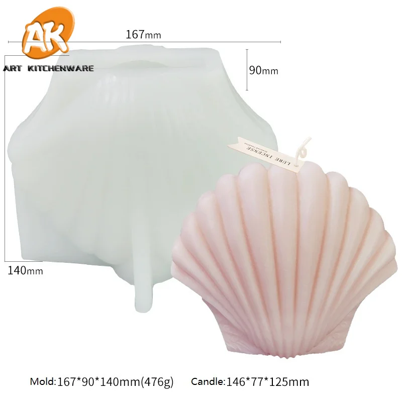 Ak Leaves Silicone Candle Mold For Home Decoration Leaf 3d Cake