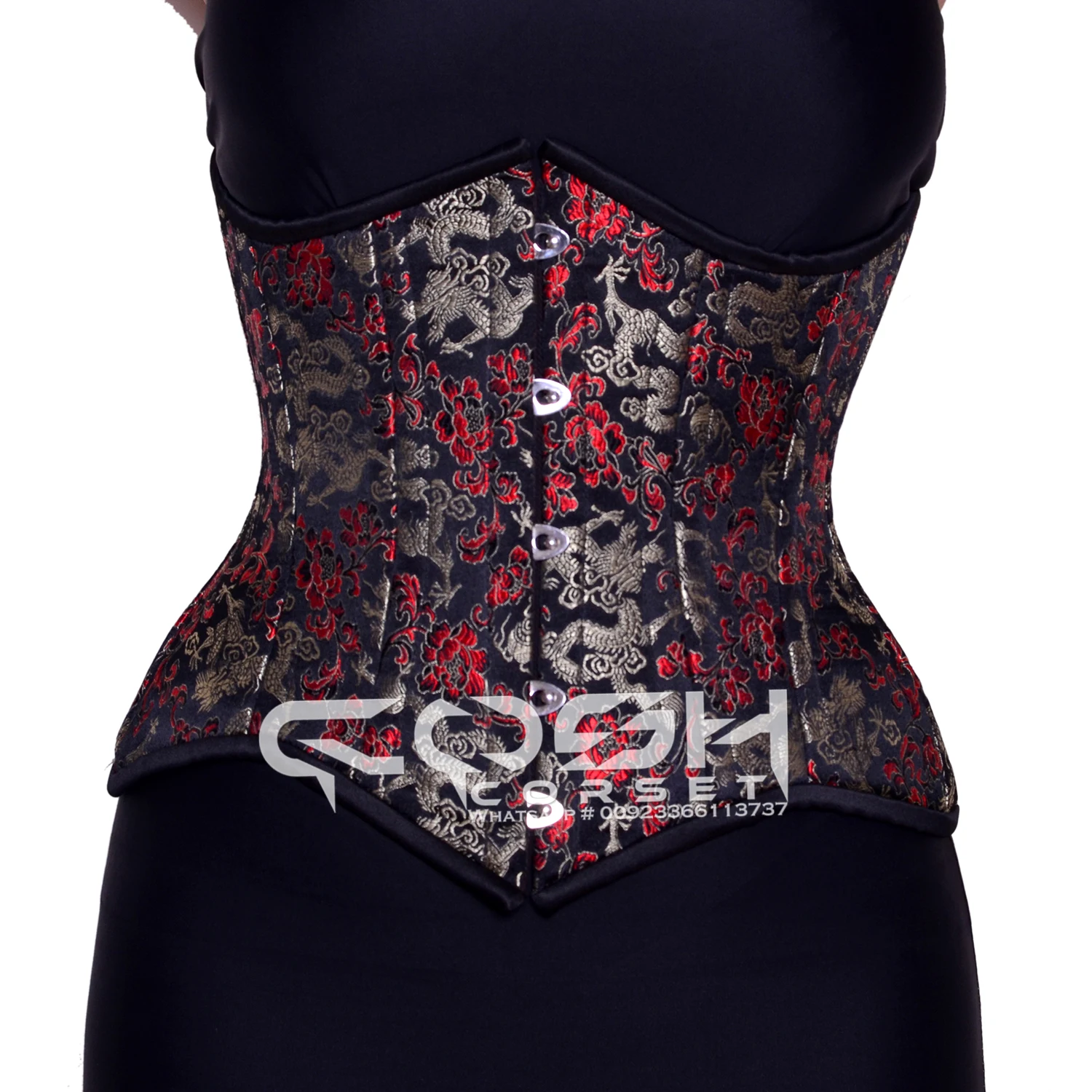 cosh corset underbust steelboned waist training