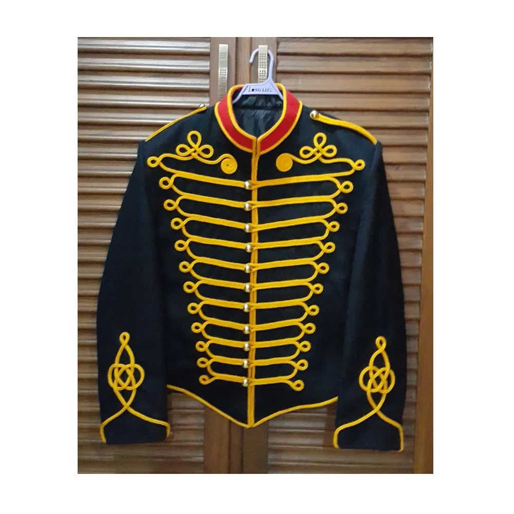 Men's Jacket Marching Band Military Steampunk Parade Prince Coats Blazer  Vests