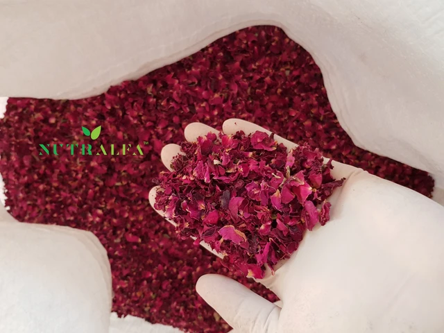 Dry Red Rose Pure Petals - Nutralfa Ltd.