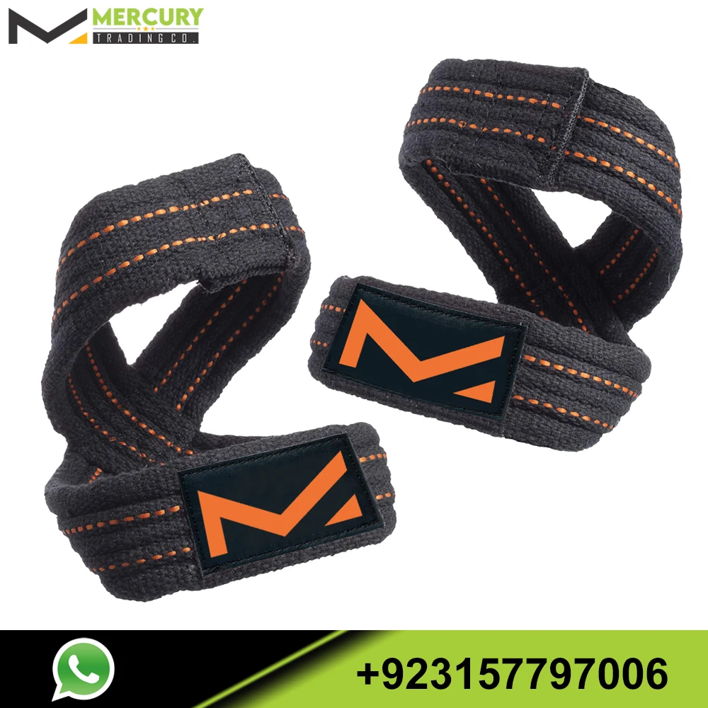 Figure 8 Straps Weightlifting Straps Orange Color Weightlifting Figure