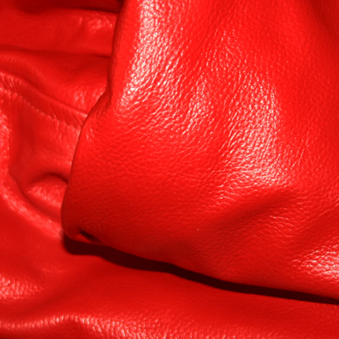 2021 Custom New Columbia Blue and Genuine Leather Sleeves in Top Grain Red Varsity Jackets for Men's by Huzaifa Products