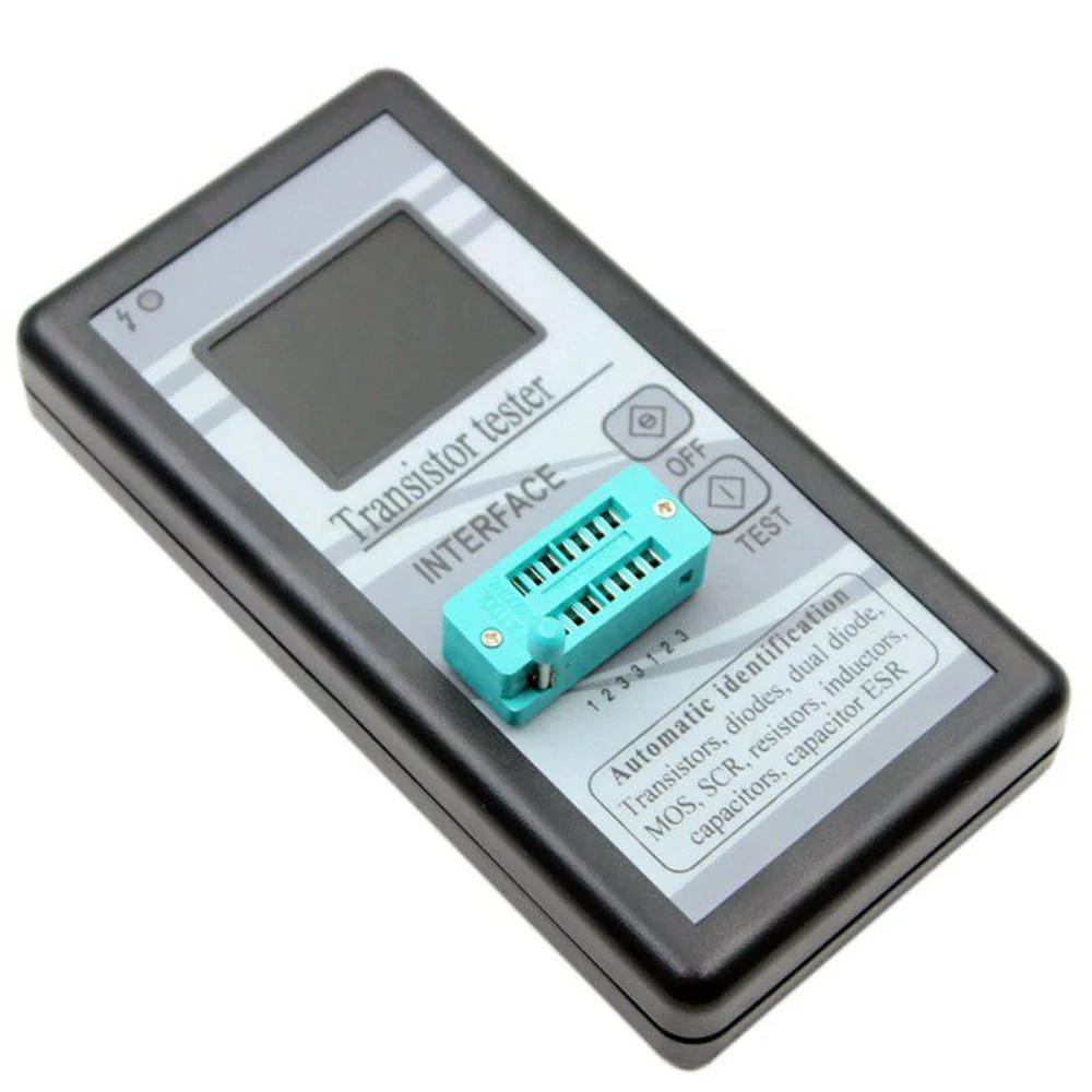 Тестер транзисторов Taidacent M328, измеритель емкости и индуктивности, с цветным экраном, цифровой