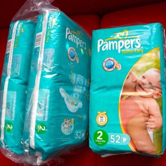 Girl Wearing Pampers