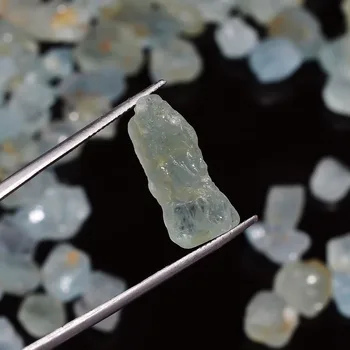 Natural Aquamarine Raw Gemstone Rough For Jewelry Making