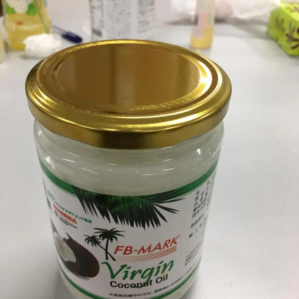 extra virgin coconut oil in 1l glass bottle made in sri lanka