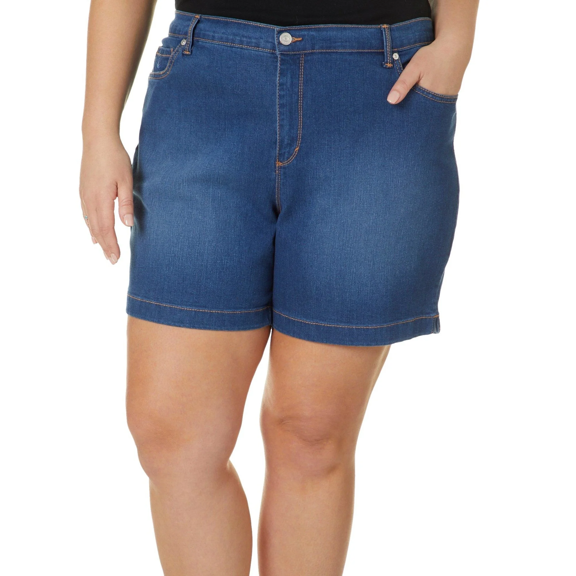Womens shorts with belt loops Clearance