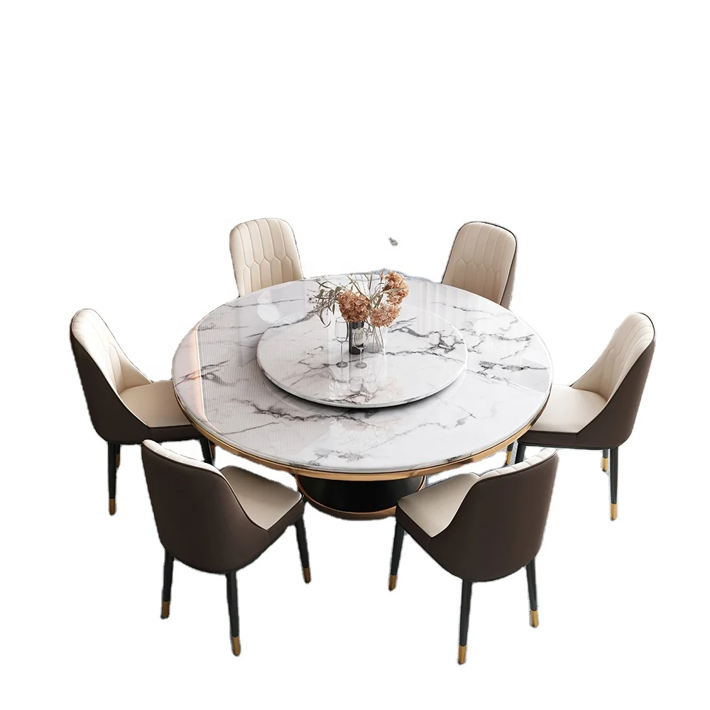 Situ New Arrival Home Furniture White Marble Dinning Table Luxury