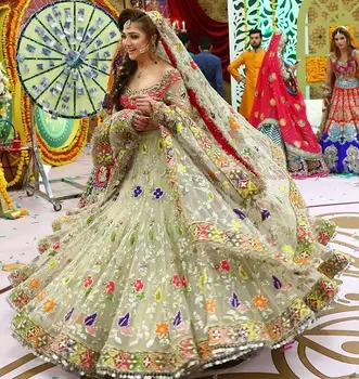 Multicoloured Chiffon Dresses Pakistani Indian Dresses Party Wear 2022 New Latest Designs