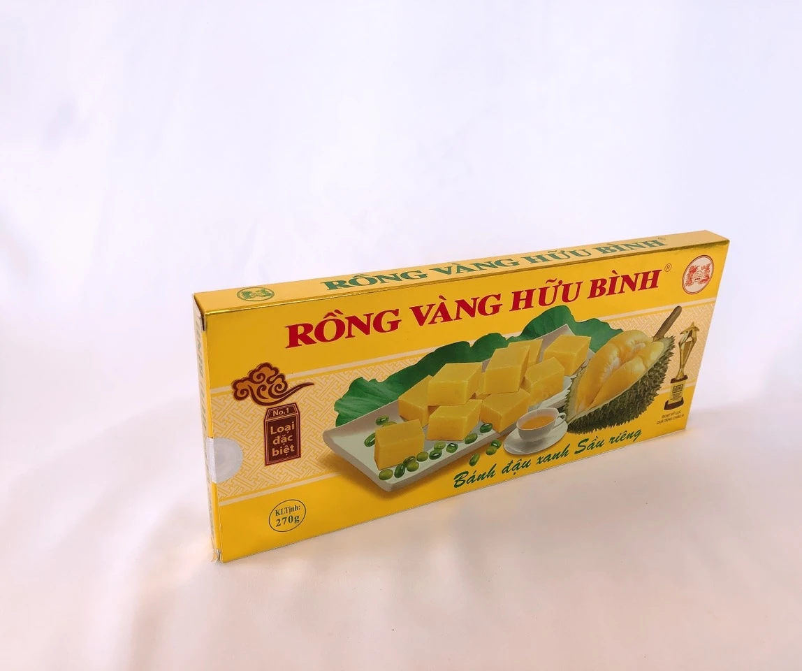 Rong Vang Green Beans Cake With Durian Flavor 270 Grams In Low Price Buy Rong Vang Cake Green Bean Cake Durian Flavor Product On Alibaba Com