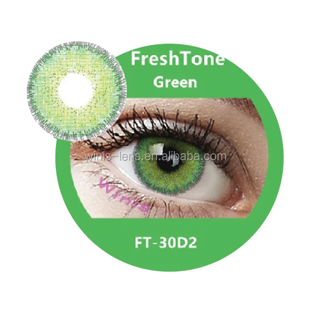 
 Необычные Декоративные Контактные линзы FreshTone диаметром 14,2 мм из Кореи по низкой цене  