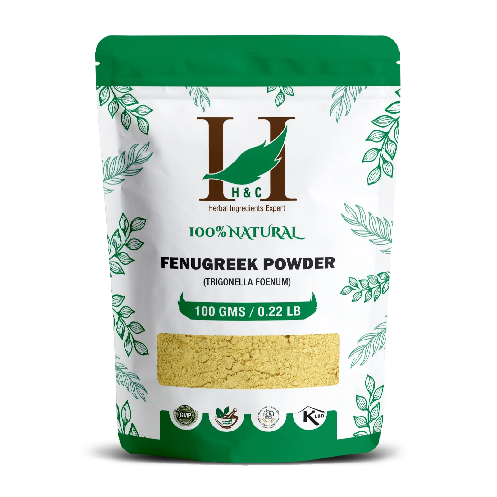 Порошок пажитника H & C (тригонелла фоенум)-упаковка 100 г
