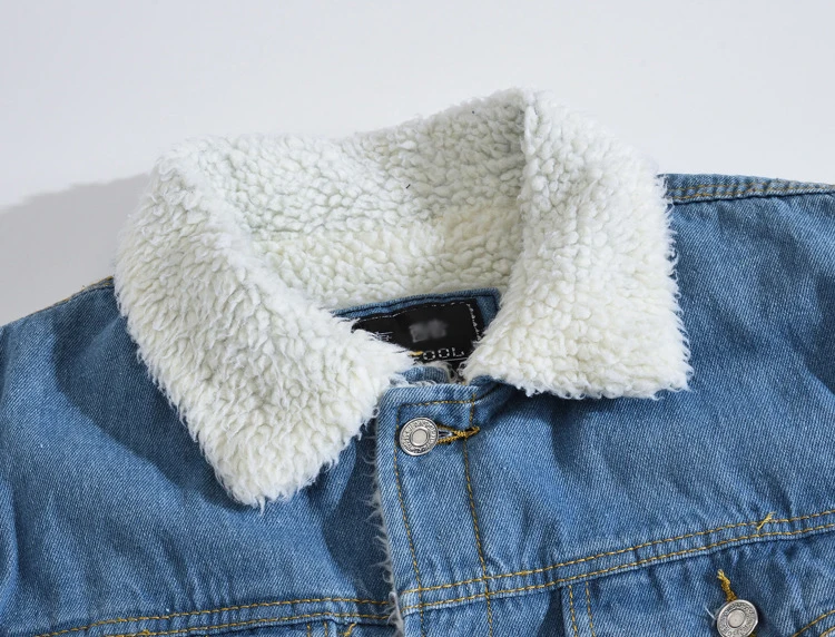 Fashion Classic Mens Denim Autumn Winter Casual Bomber Jacket Printed Nonwoven 2pcs_voghion.com