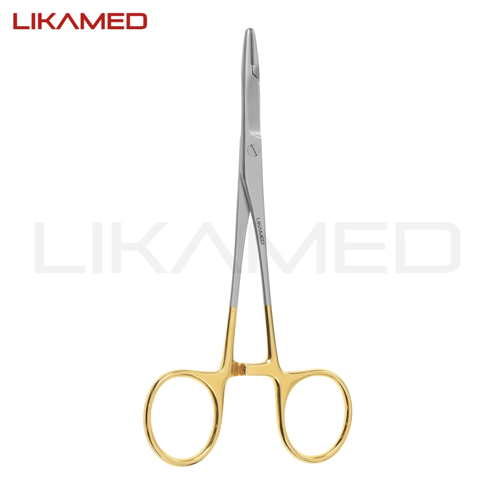 Olsen-Hegar Nadelhalter 10 Stück T/C Baby Olsen Hegar Nadelhalter 4,50 Zoll Chirurgisch Dental Atraumatischer Nadelhalter Deutsch