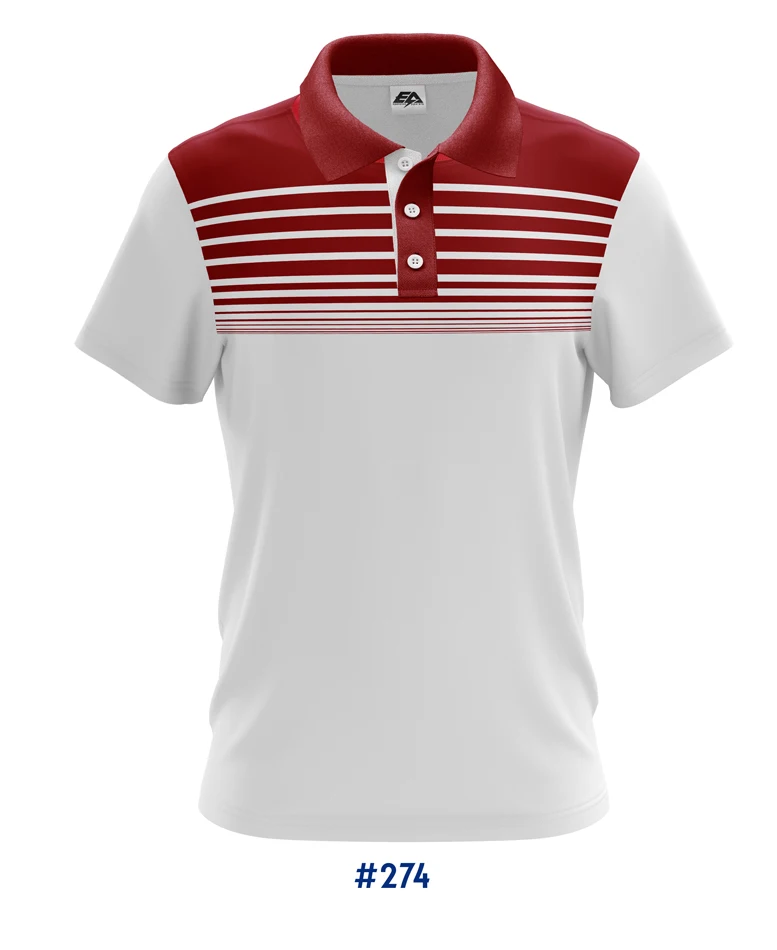 Sublimated Polo Shirt Men Polo Shirt Sports Wear Shirt Manufacturer