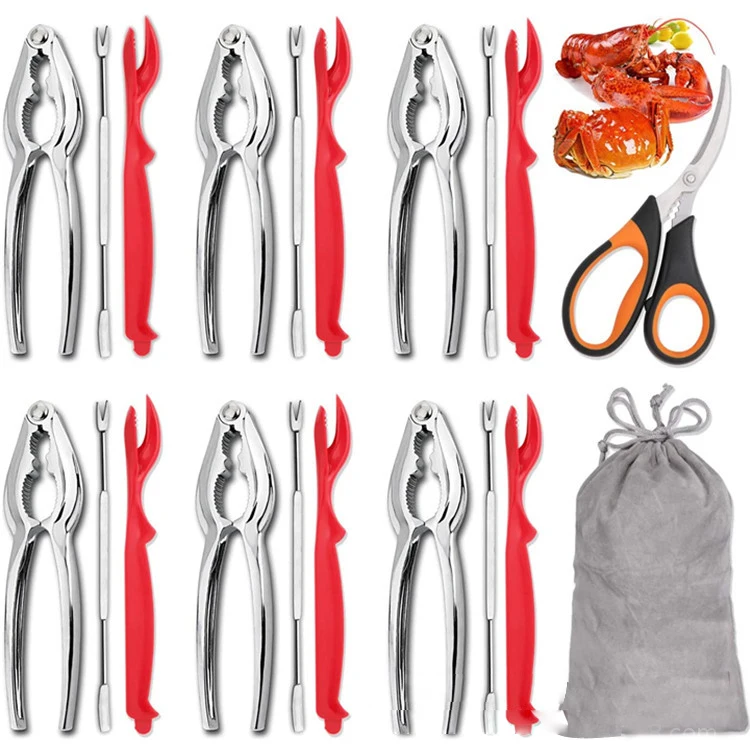 Изготовление ножниц Лобстер из нержавеющей стали инструменты для ножек морепродуктов набор крекеров крабов