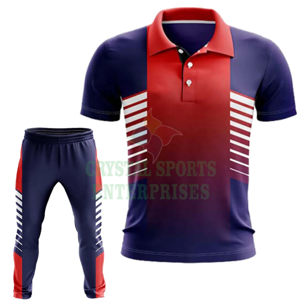 What is Custom Latest Design Sublimation Cricket Team Uniform Wholesale Trousers  Cricket Jersey Set