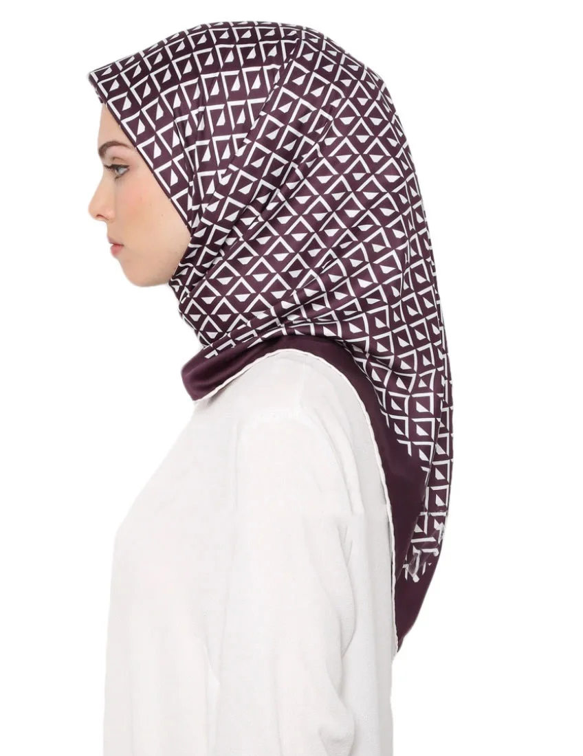 Satin Silk Square Scarf 2025