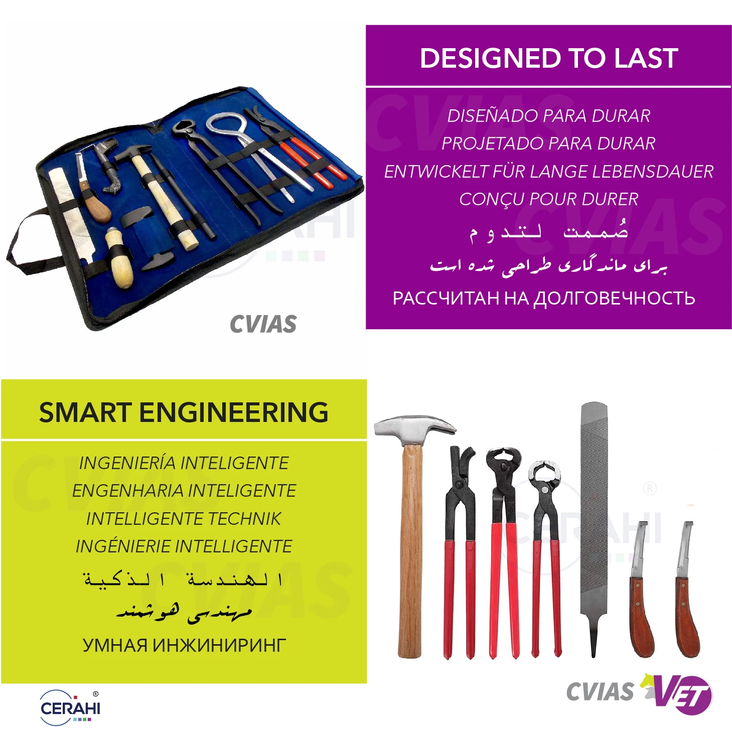 Farriers Kit Best Quality Horse Hoof Trimming Farrier Tools Kit Pouch