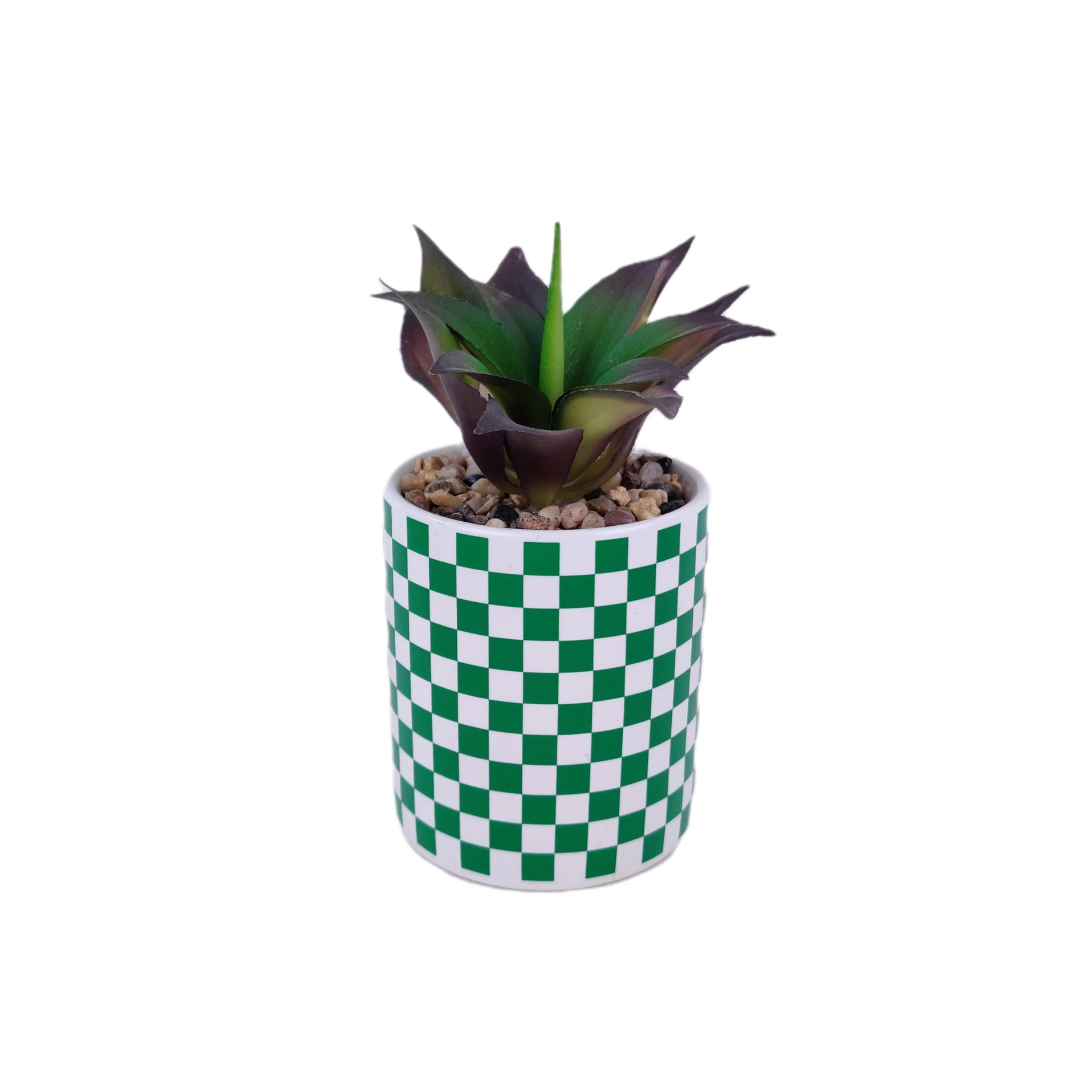 design home decoration fancy artificial succulent planter green