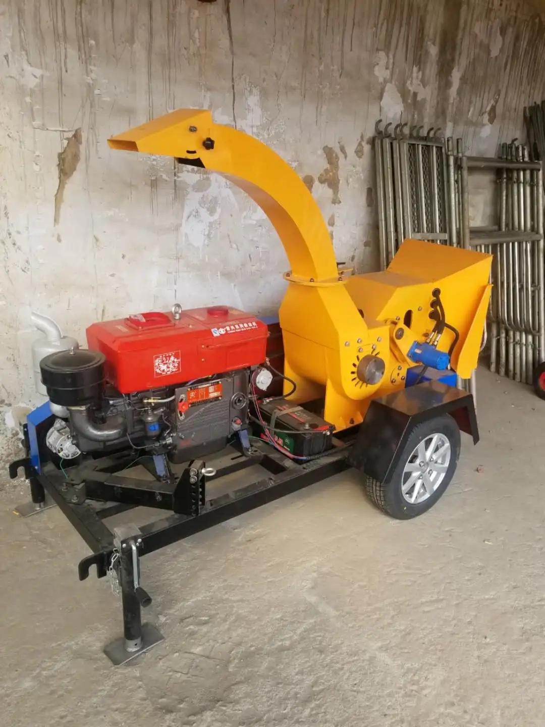 Wood Branch Stripper Tree Branches Chopper Machine