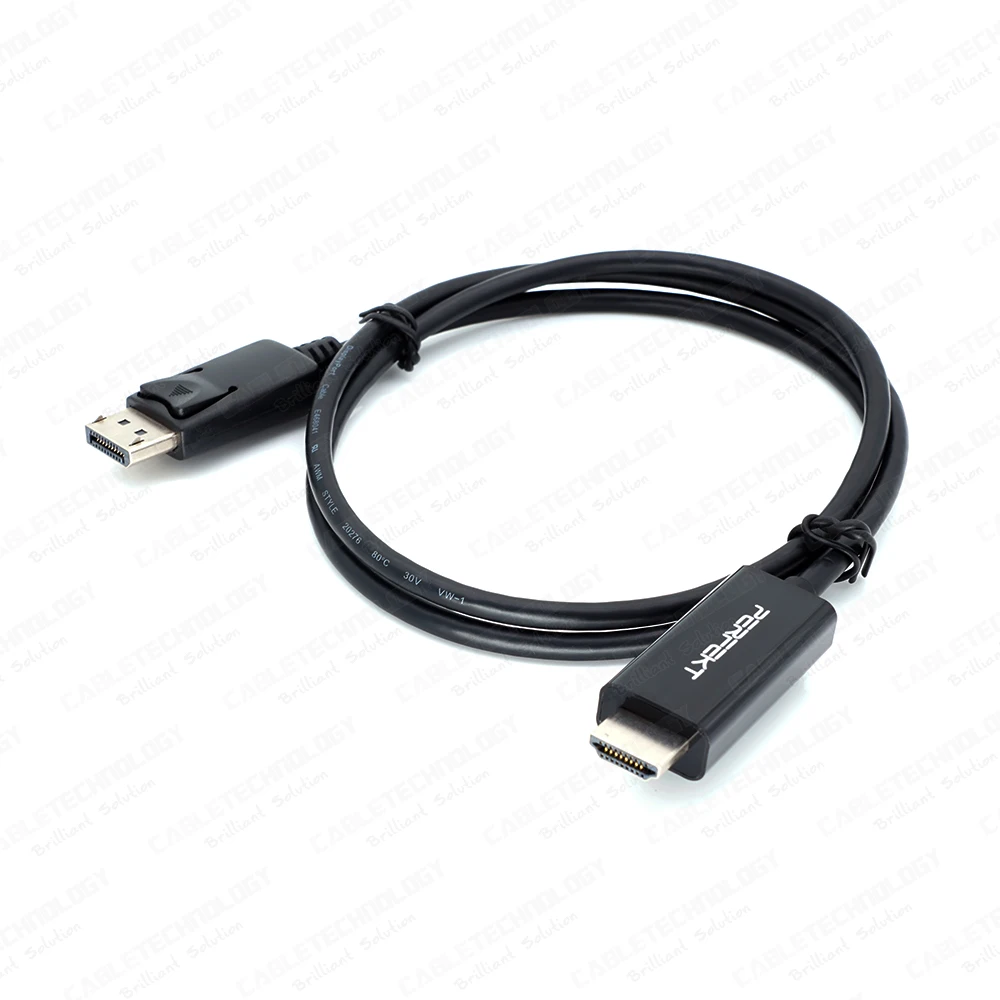 Fauteuil Uitstekend een vergoeding Displayport Dp 1.2 Hdmi 2.0 Cable Male To Male Adapter 4k 60hz - Buy Dp 1.4  2.0 To Hdmi 2.0 Length 1m 1.5m 2m 3m 3ft 6ft 9ftready To Ship,Displayport  To Hdmi