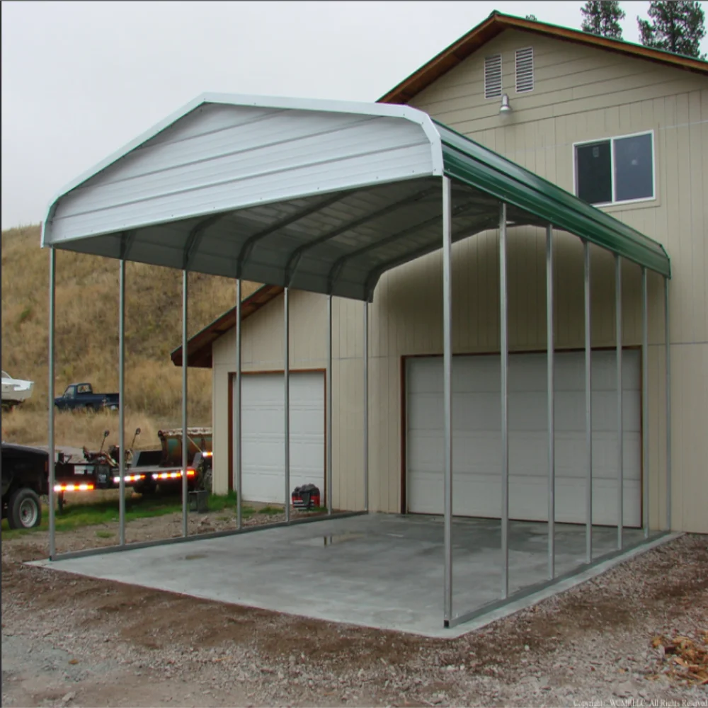 Prefab Park Carport Steel Car Shed Vehicle Awning With Lowest Price ...