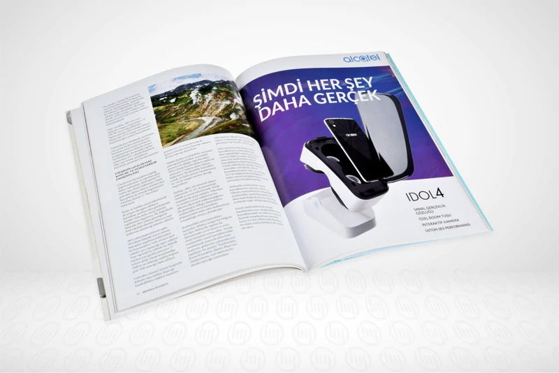 Журнал: буклет с индивидуальной печатью, каталог, флаеры, брошюры, журнал CMYK