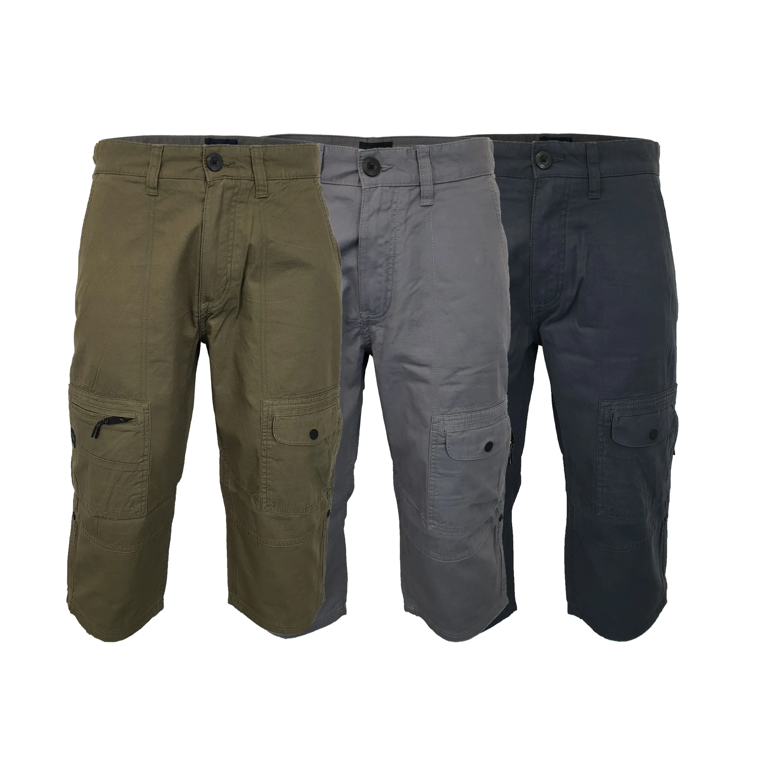 Custom Design Cheap Cargo 3/4 Pants for Men From Bangladesh