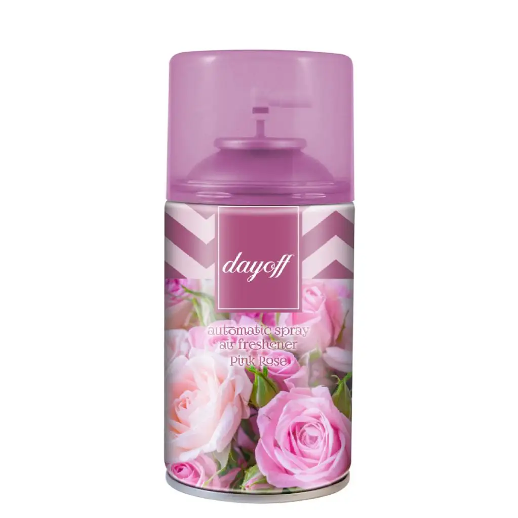 Automatic Spray Aerosol Air Freshener Refill Rose Long Lasting Perfume