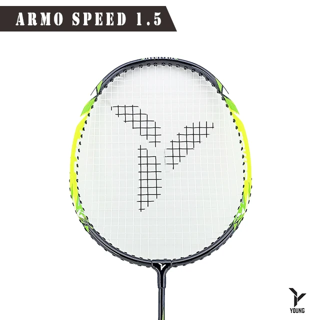 Высококачественная легкая T-образная алюминиевая ракетка для бадминтона для начинающих игроков в бадминтон