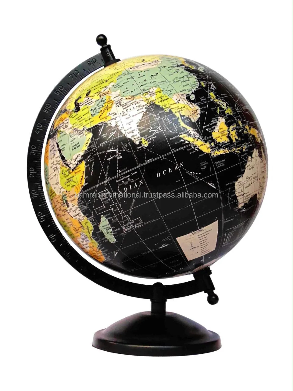 Уникальный дизайн, вращающийся мировой глобус с металлической основой, образовательный географический продукт