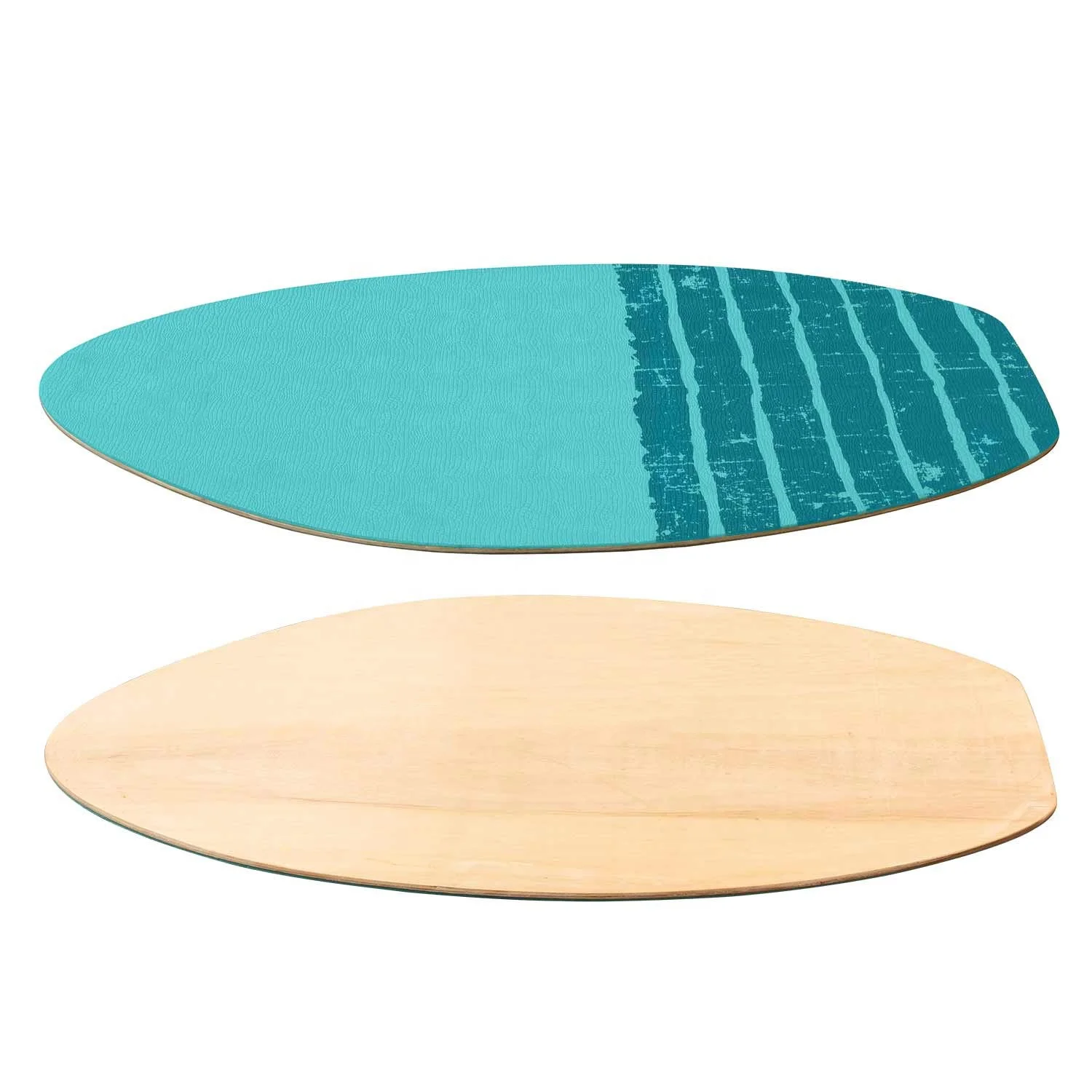 Neh Wooden Skimboards With Colored Eva Grip Pad Lightweight Skim Board