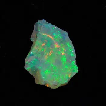 Natural Welo Fire Ethiopian Opal Rough Gemstone