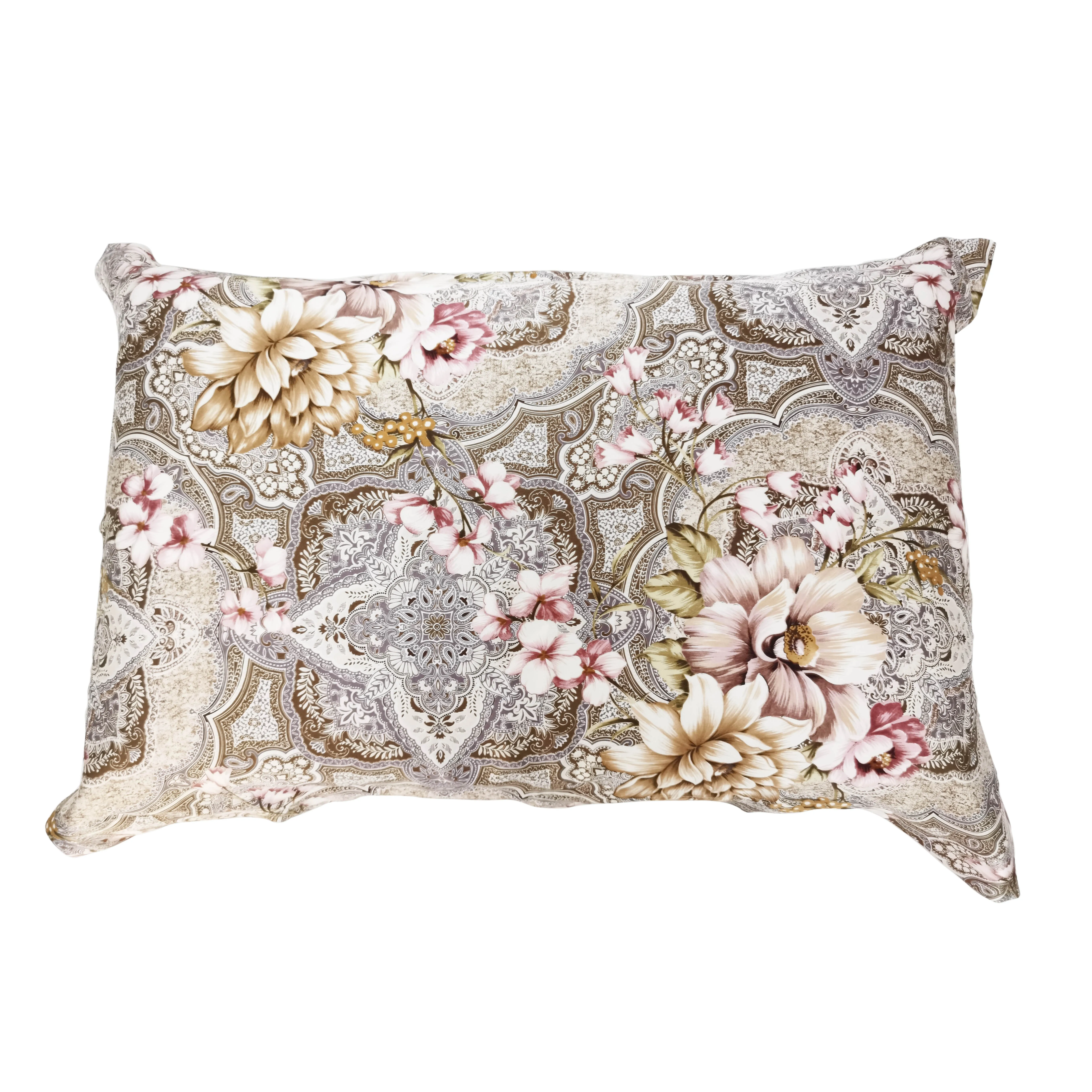 printed silk pillowcase
