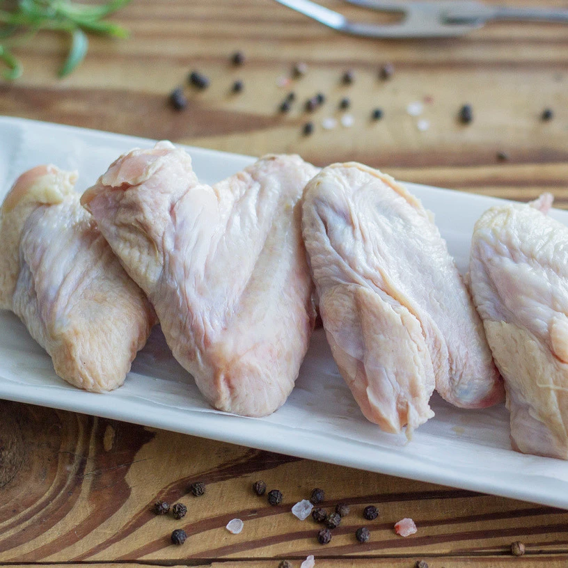 processed halal grade a chicken mid joint wings /chicken wings