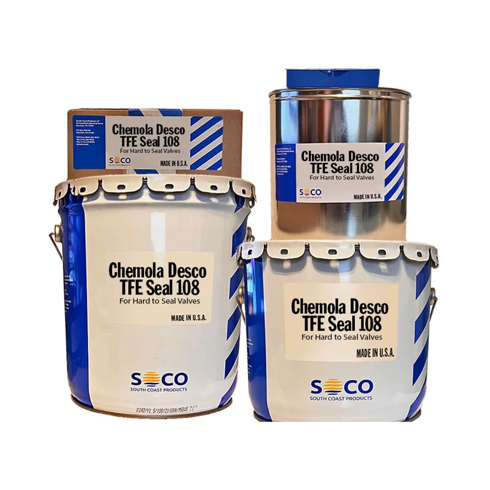 Industrial Valve Sealant Chemola Desco Tfeseal 108 5 Quart For Damaged