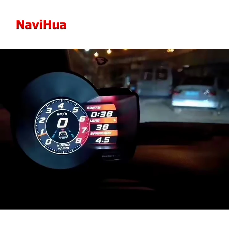 Navihua obd2ゲージF835ミニカー水温ゲージF8カーゲージobd2