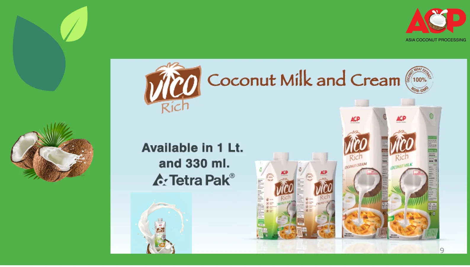 Coconut Milk - Coconut Cream - Paper Bottle - Aseptic Bag Packing ...