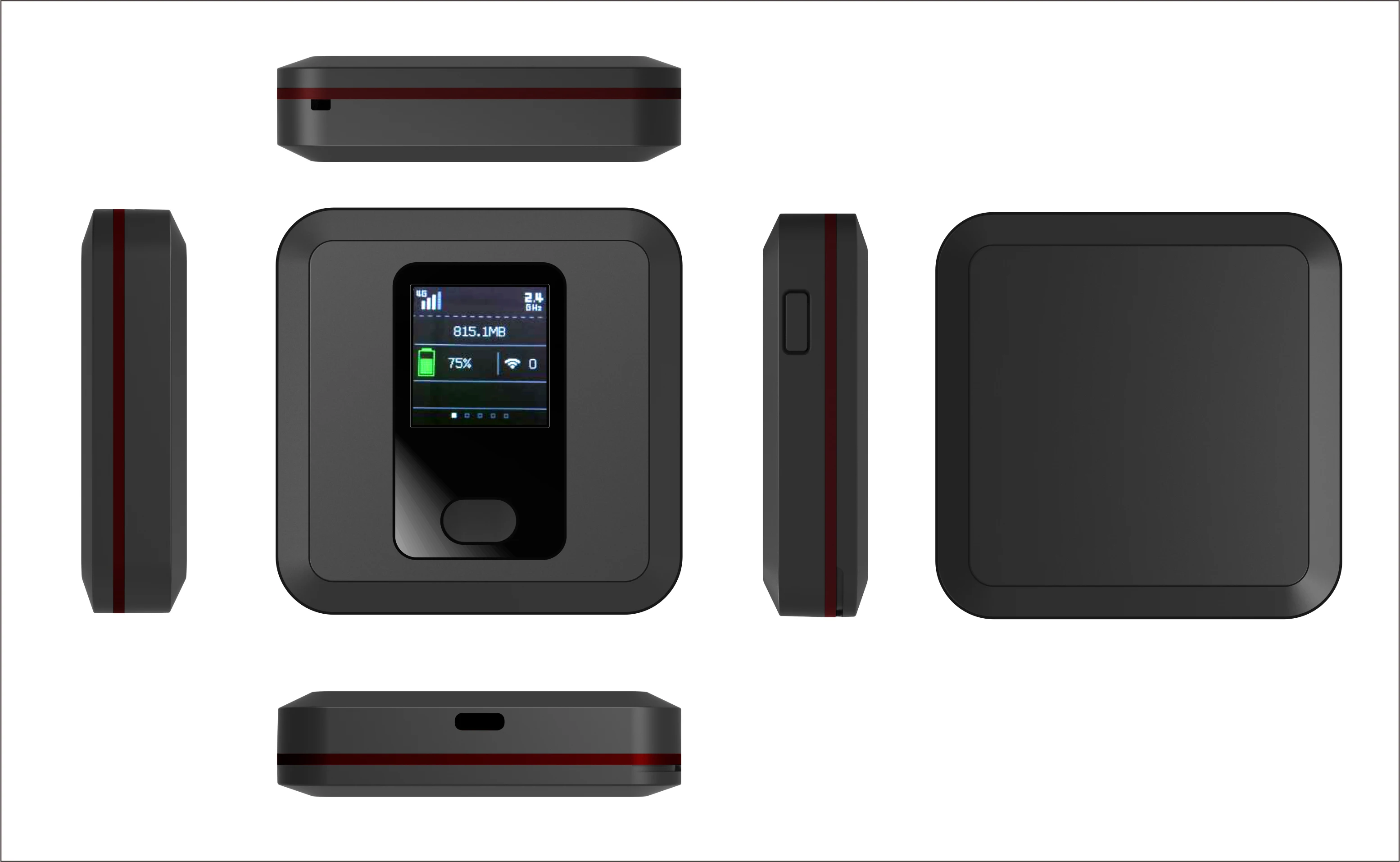 Фабрика 4 аппарат не привязан к оператору сотовой связи Карманный Wi-Fi маршрутизатор с Sim Слот беспроводной модем Cat6 300 Мбит/с 2CA переноска портативный мобильный точку доступа Wi-Fi