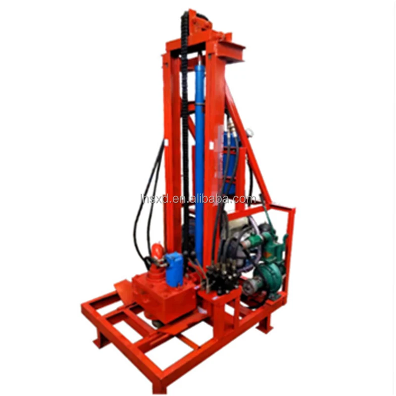 More Powerful 100meters 150meters Borehole Water Well Drilling Machine ...