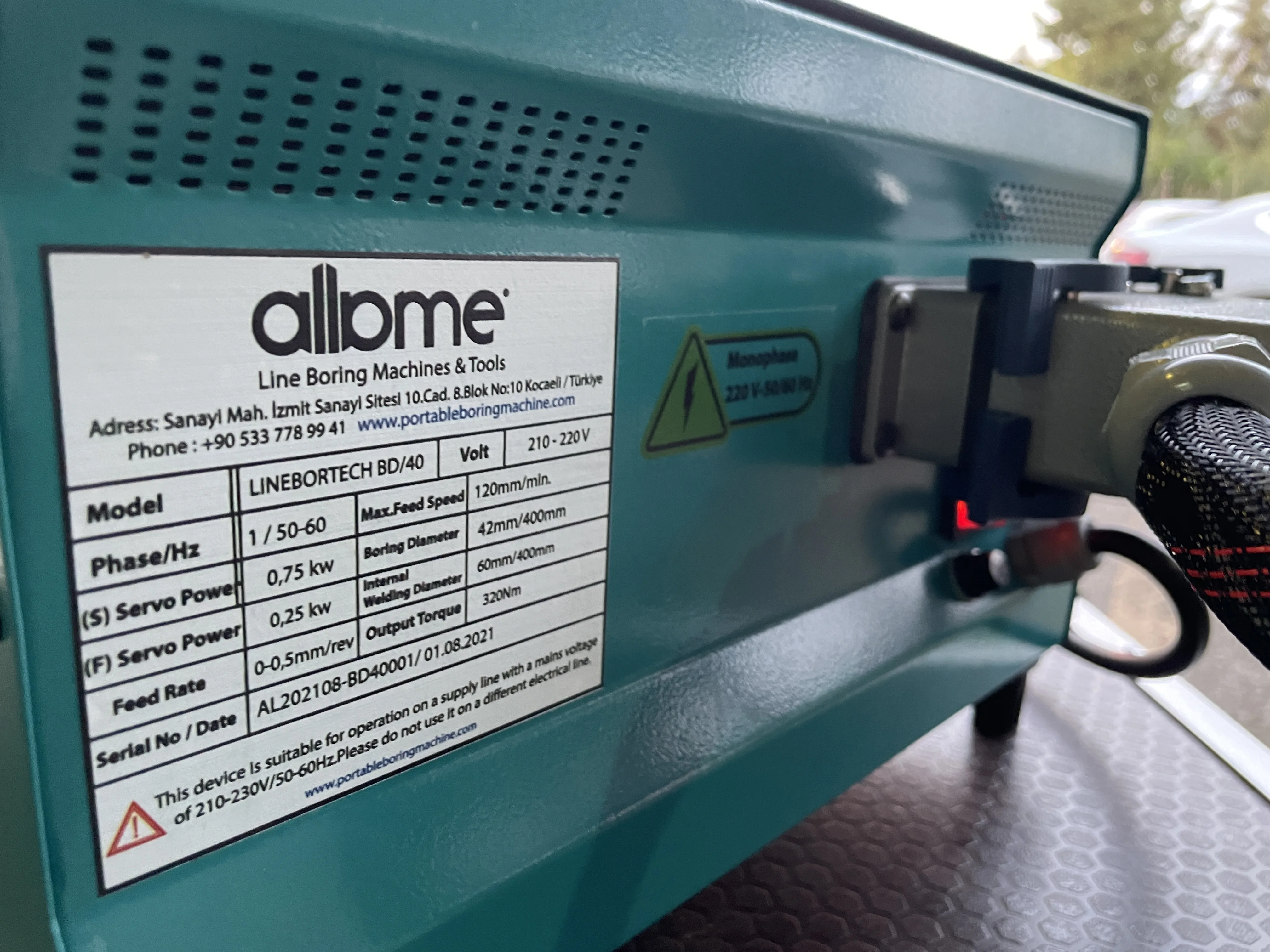 Line Boring Machine