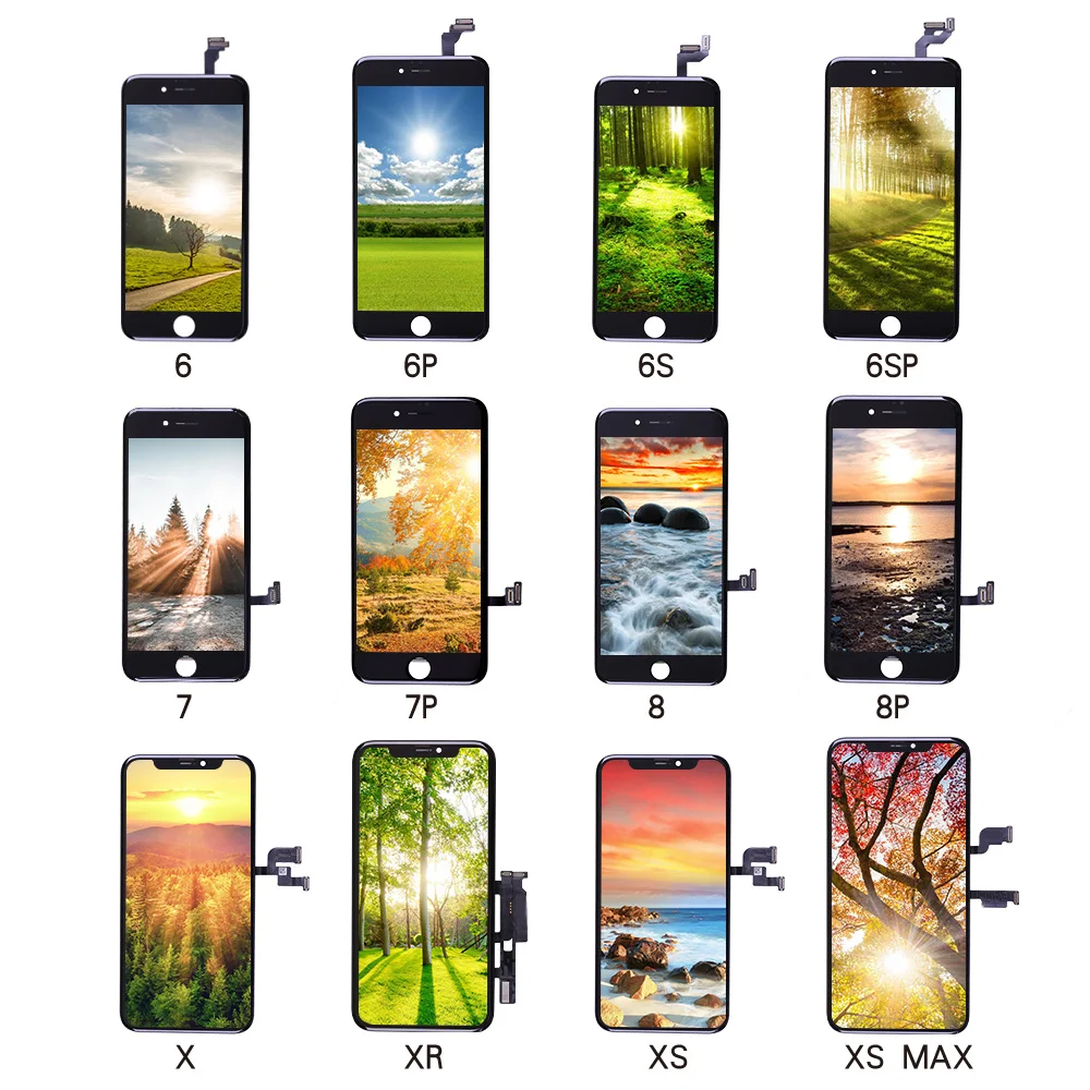 Прямая продажа с фабрики для iPhone 6 Plus 6s plus 7 8 X XR XS MAX 11 PRO Elekworld LCD