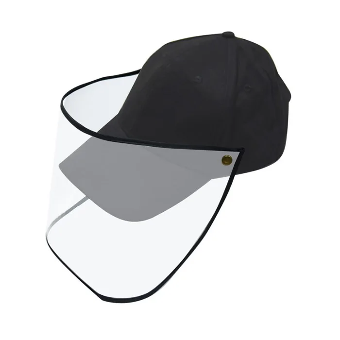 2020 new design baseball cap fashion PVC protective cap anti-droplets hat and cap