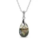 S925 With 18k White Gold Plated Luxury Brand Inspired Necklace