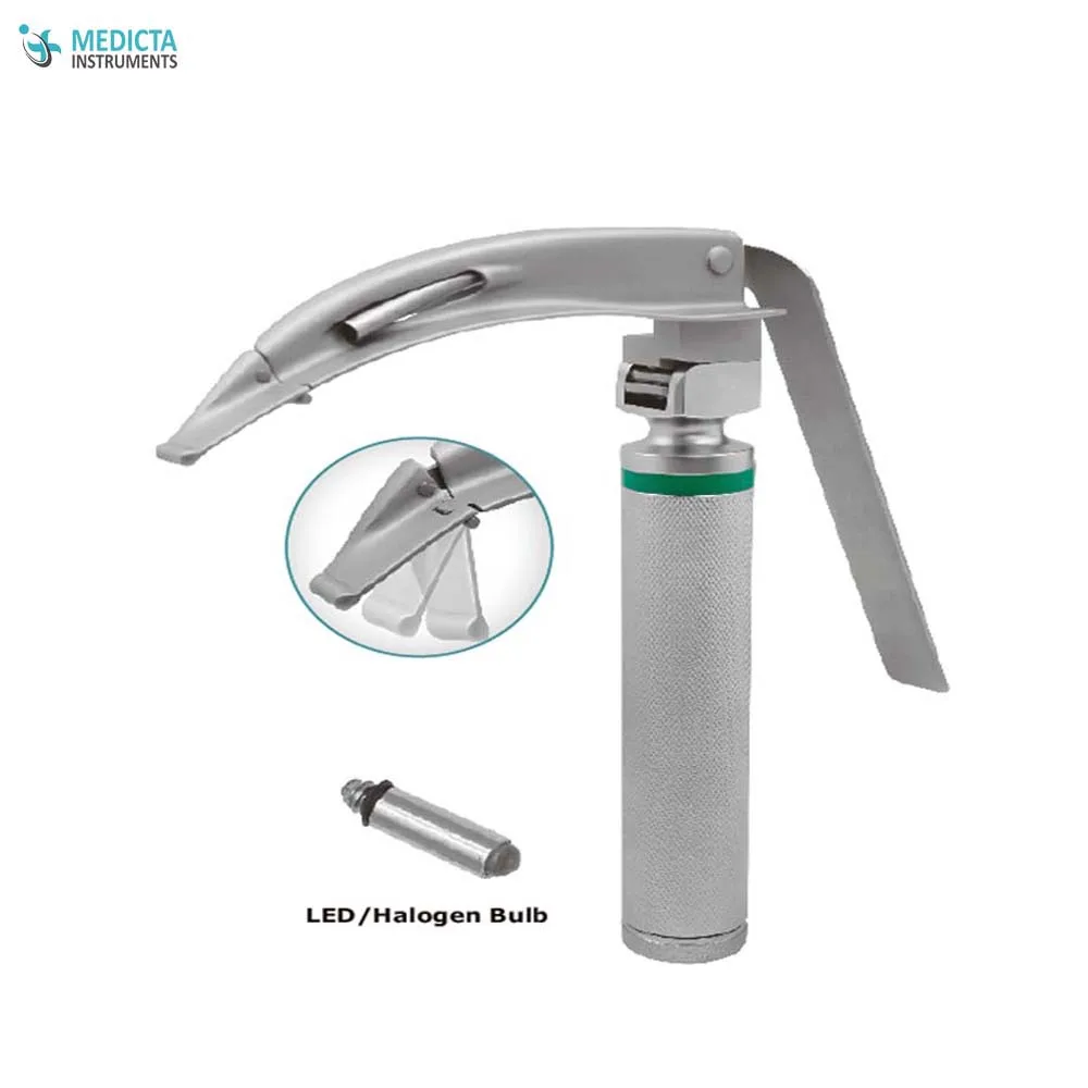 Laringoscopio McCoy Fibra Ottica Set Laringoscopio McCoy Flexi-Tip A LED In Fibra Ottica | Include Lama #3 E #4 Con Impugnatura Media FL-002 | Per Uso Medico Professionale Cielo Stellato Fibra Ottica - Foto 11
