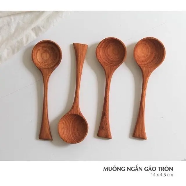 Wooden Spoon Long Korean, Kitchen Bamboo Wooden Spoons