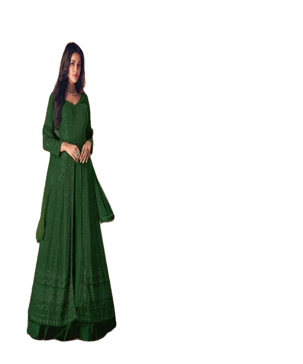 Red Hot Long Anarkali Suit  Designer salwar kameez  Khantil India  207783